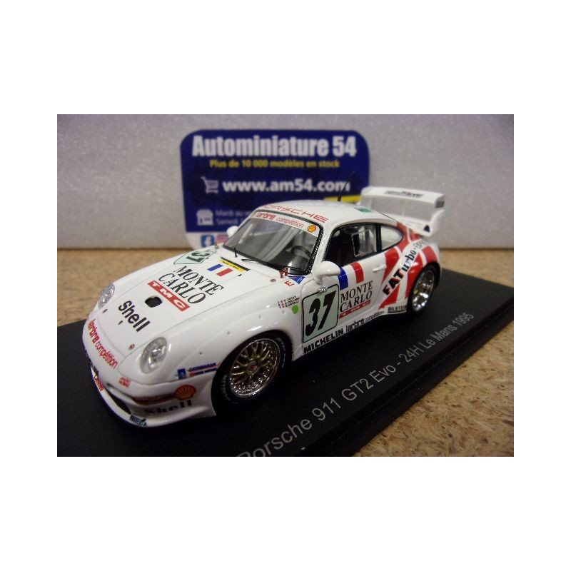 1995 Porsche 911 - 993  GT2 Dupuis - Collard - Ortelli n°37 Le Mans S4446 Spark Model