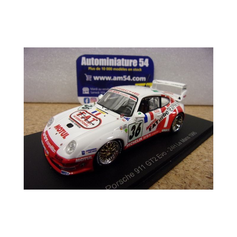 1995 Porsche 911 - 993 GT2 n°36 Pareja - Jarier - Comas Le Mans S4445 Spark Model