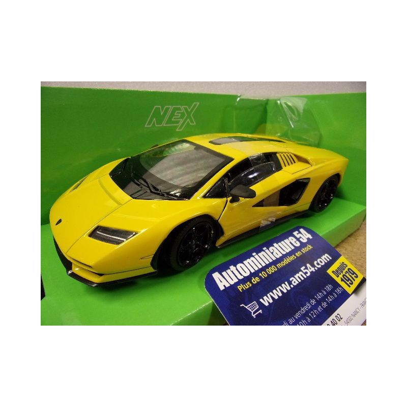 Lamborghini Countach LPI 800-4 Yellow 24114WY Welly