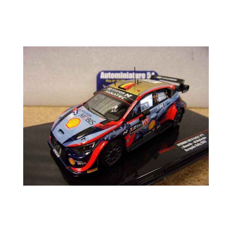 2022 Hyundai i20 N Rally1 n°11 Neuville - Wydaeghe Acropolis RAM868 Ixo Models