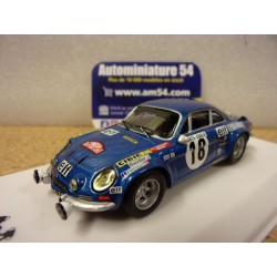 1973 Alpine A110 n°18 Andruet - Biche 1st Winner Monte Carlo SPRM001-73 Ixo Models