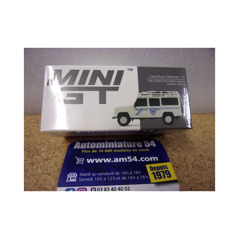 1991 Land Rover Defender 110 Safari Rally Martini racing support MGT00558 True Scale Models Mini GT