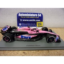 2023 Alpine BWT F1 Team A523 n°31 Esteban Ocon 8th Saudi Arabian GP S8568 Spark Model