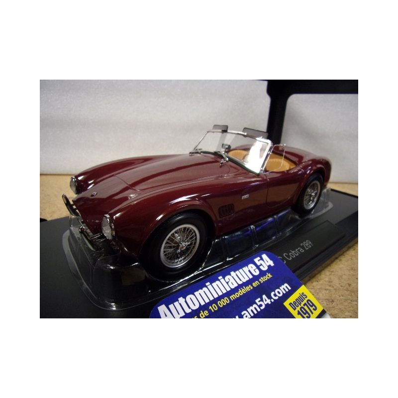 AC Cobra 289 1963 Dark Red Shelby 182758 Norev