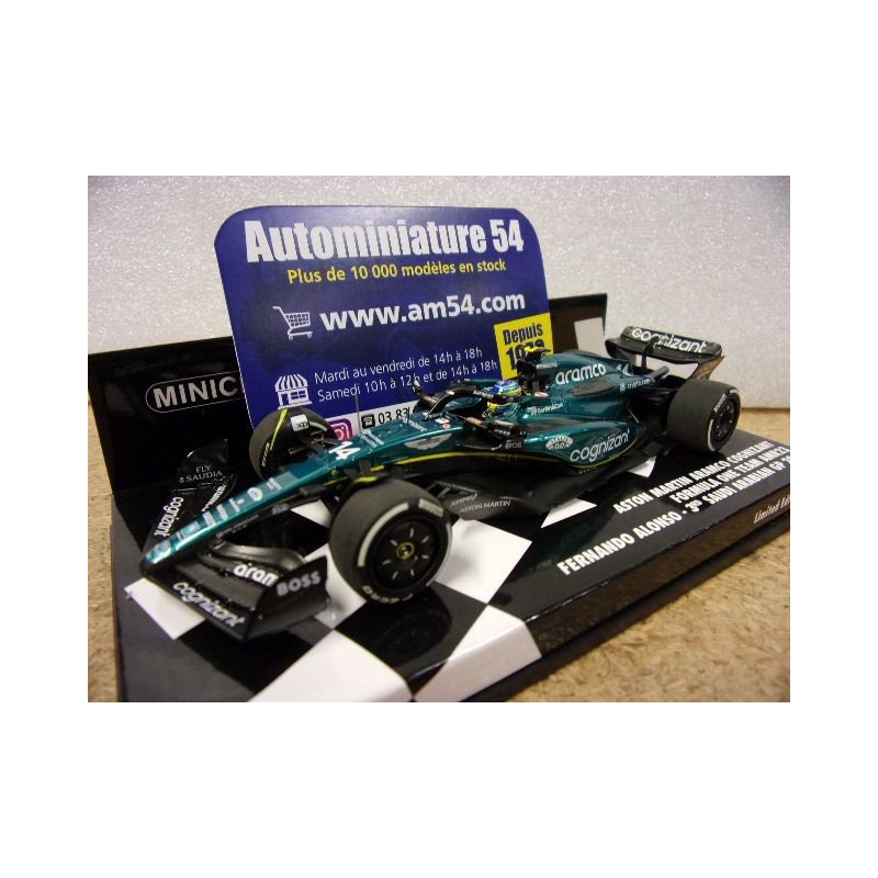 2023 Aston Martin AMR23 n°14 Fernando Alonso 3rd Saudi Arabian GP 417230214 Minichamps