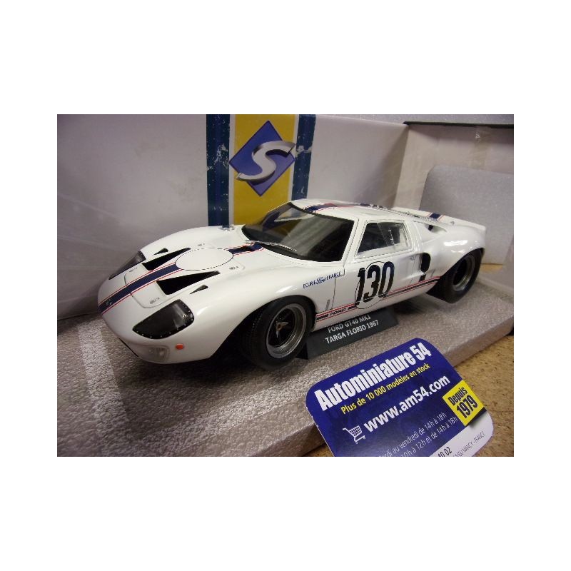 1967 Ford GT40 n°130 Greder - Giorgi Targa Florio S1803009 Solido