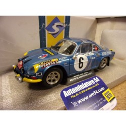 1972 Alpine A110 1600S n°6 Andruet - pagani Monte Carlo S1804207 Solido