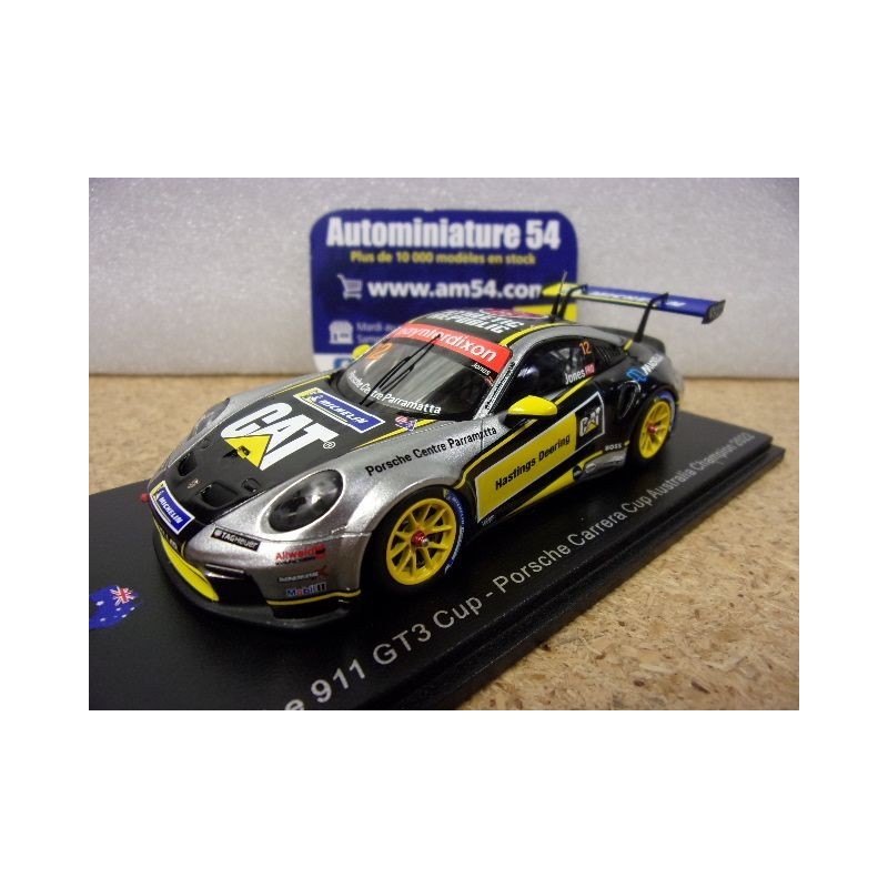 2022 Porsche 911 GT3 Cup n°12 Porsche Cup Australian Champion AS065 Spark Model