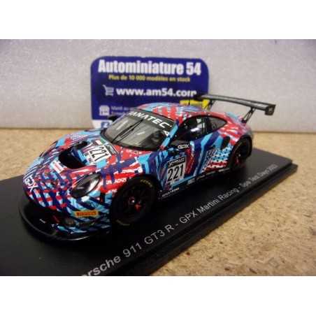 2022 Porsche 911 GT3 R GPX Martini Racing Spa Test days n°221 SP429 Spark Model