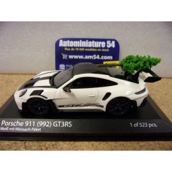 Porsche 911 - 992 GT3RS Blanc Weissach Packet Noël 2023 410062105 Minichamps
