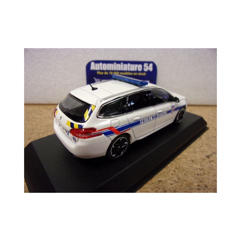PEUGEOT 308 SW 2018 Police Municipale Blue & Yello Striping NOREV 1/43 -Réf 473944 - La Boutique D'ALAIN