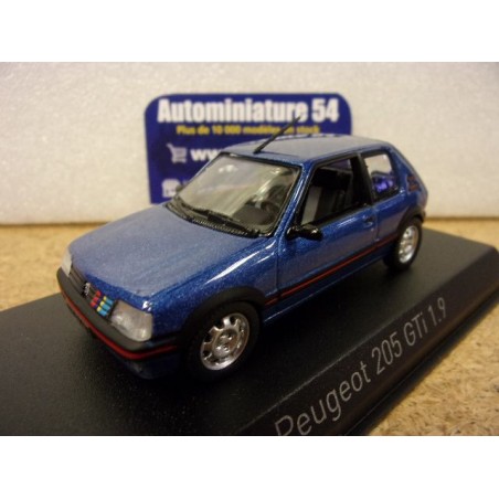 Peugeot 205 GTI 1.9 1992 Miami Blue 471737 Norev