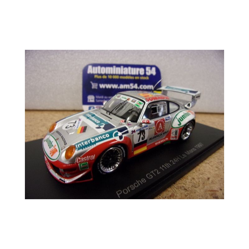 1997 Porsche 911 - 993 GT2 n°73 Mello - Breyner X3 Le Mans S9909 Spark Model