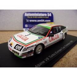 1986 Alpine Renault Europa Cup Champion n°3 Massimo Sigala S7331 Spark Model