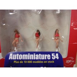 1990 Figurine Set Girls Le Mans 43AC023 Spark Model