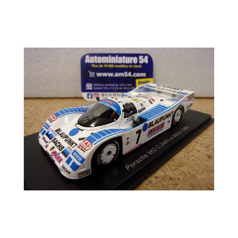 1989 Porsche 962C n°7 Winter - Jelinski - Raphanel Le Mans S9877 Spark Model