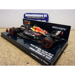 2023 Red Bull Honda RB19 n°1 Max Verstappen 1st winner Bahrain GP 417230101 Minichamps