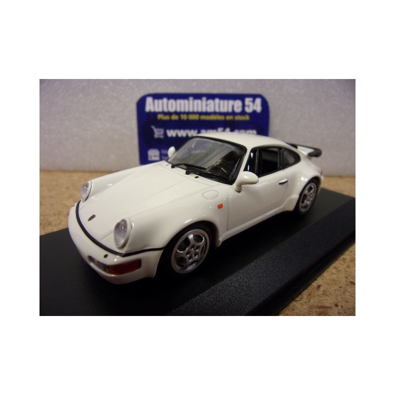 Porsche 911 964 Turbo white 1990 940069105 MaXichamps