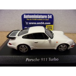 Porsche 911 964 Turbo white 1990 940069105 MaXichamps
