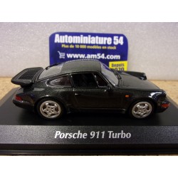 Porsche 911 964 Turbo Black met 1990 940069106 MaXichamps
