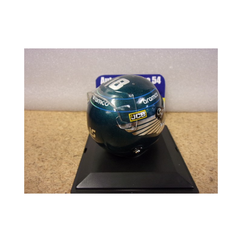 Casque miniature Lance Stroll 2024 à l'échelle 1:5 - Aston Martin F1