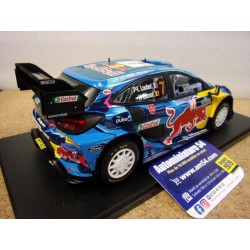 2023 Ford Puma Rally1 n°7 PL Loubet - Gilsoul Sweden Rally 18RMC154B Ixo Models