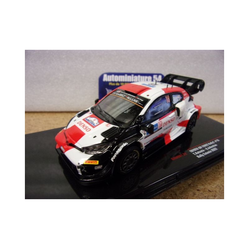 2022 Toyota GR Yaris Rally1 n°18 Katsuta - Johnston Estonia Rally RAM861Ixo Model