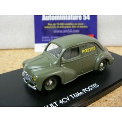 Renault 4CV tolée Postes 101013 Eligor