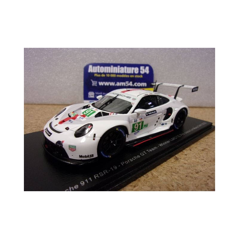 2022 Posche 911 RSR - 19 GT Team n°91 Bruni - Lietz - Makowiecki 1st Winner Le Mans GTE pro S8645 Spark Model