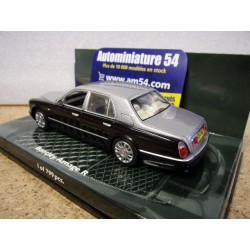 Bentley Arnage R Silver - Black 2003 !! boite fendue !! 436139401 Minichamps