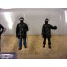 Figurines Gendarmes + Manifestants (x6)  Perfex743 Gendarmerie
