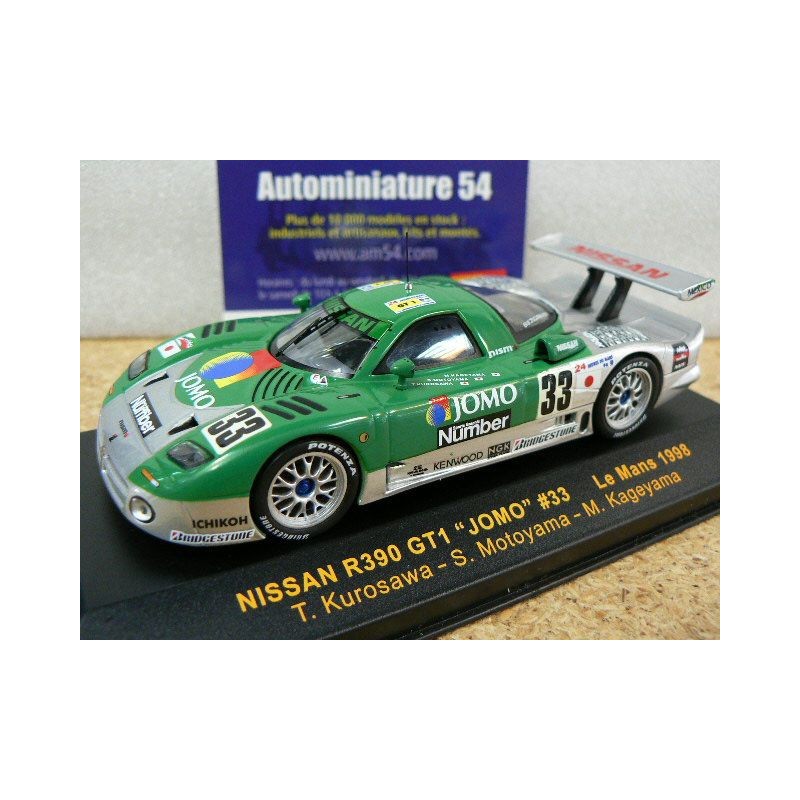 1998 Nissan R390 GT1 Jomo n°33 Kurosawa - Motoyama - Kageyama Le Mans LMC066 Ixo Models