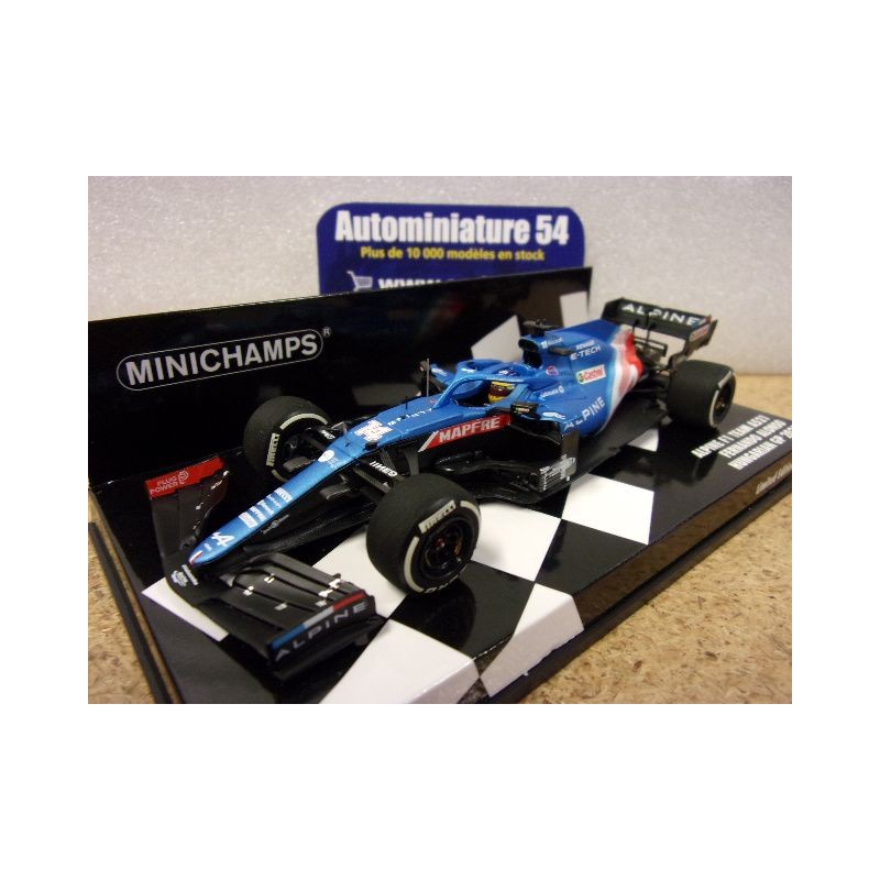 2021 Alpine F1 Team A521 n°14 Fernando Alonso Hungarian GP 417212214 Minichamps