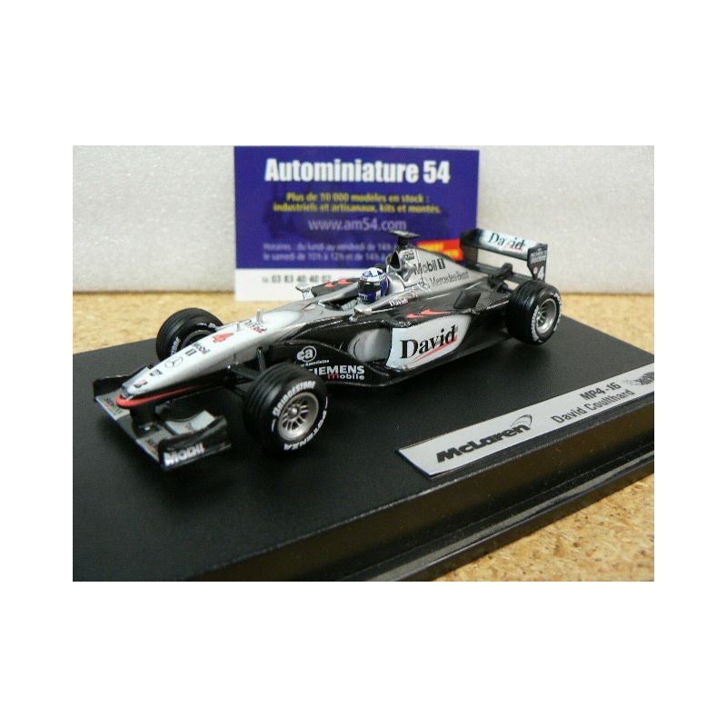2001 McLaren MP4-16 Coulthard n°4 50210 Hotwheels Racing