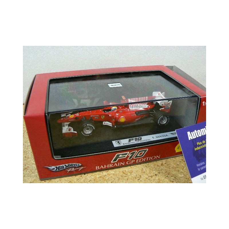 1-43 HOT WHEELS RACING FERRARI F10 BAHREIN GP EDITION F