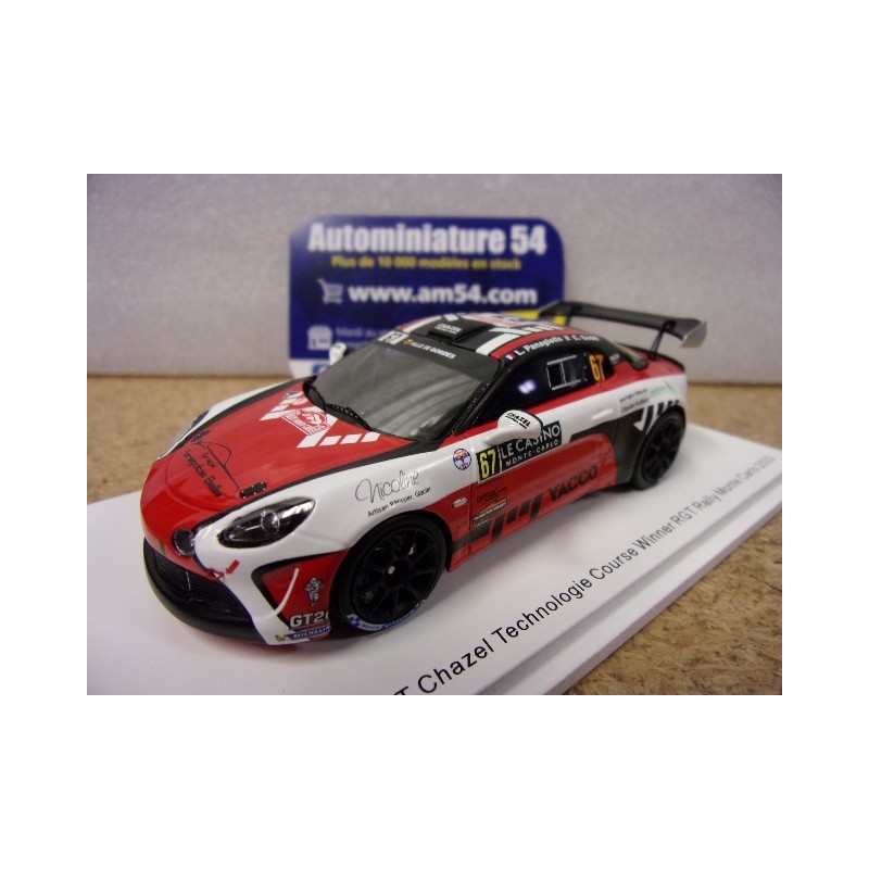 2023 Alpine A110 RGT Chazel Tech. n°67 Panagiotis - Goddi 1st winner RGT Monte Carlo S6726 Spark Model