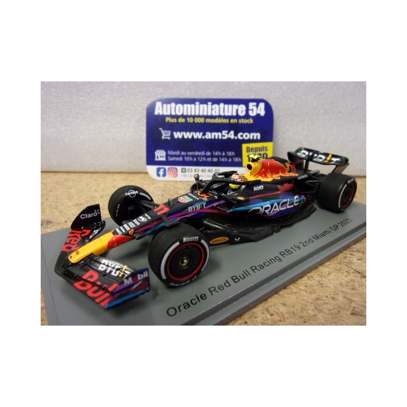 2023 Red Bull Honda RB19 n°11 Sergio Perez 2nd Miami GP S8581 Spark Model