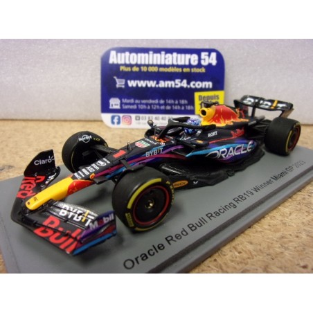 2023 Red Bull Honda RB19 n°1 Max Verstappen 1st Winner Miami GP S8580 Spark Model
