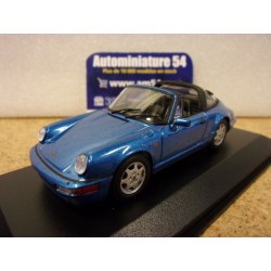 Porsche 911 - 964 Targa Carrera 2 Blue Met. 1991 940061362 MaXichamps