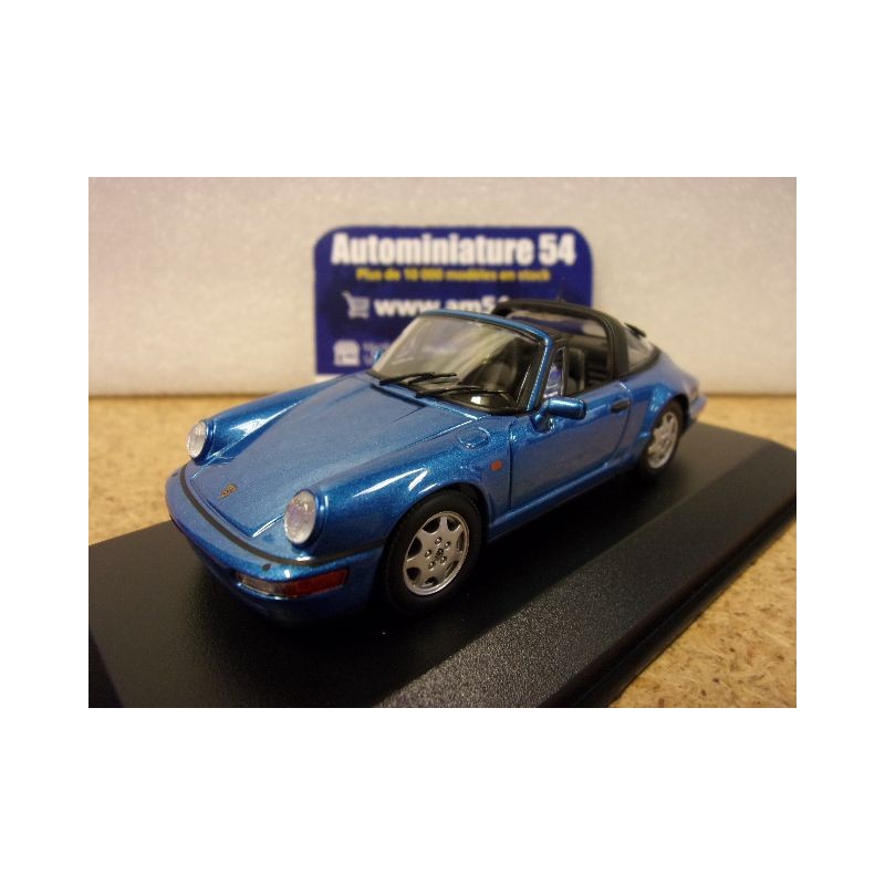 Porsche 911 - 964 Targa Carrera 2 Blue Met. 1991 940061362 MaXichamps