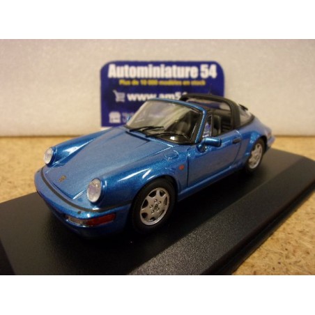 Porsche 911 - 964 Targa Carrera 2 Blue Met. 1991 940061362 MaXichamps