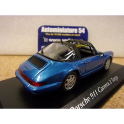 Porsche 911 - 964 Targa Carrera 2 Blue Met. 1991 940061362 MaXichamps