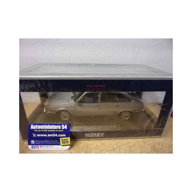 RENAULT 30 TX 1979 Silver NOREV 1/18 Ref 185272 - La Boutique D'ALAIN