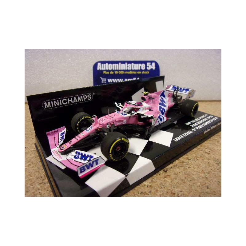 2020 BWT Racing Point F1 RP20 Lance Stroll n°18 3rd Sakhir GP 417200618 Minichamps