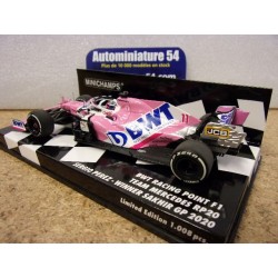2020 BWT Racing Point F1 RP20 Sergio Perez n°11 1st winner Sakhir  GP 417200111 Minichamps