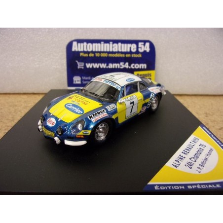 1976 Alpine A110 n°7 Beltoise - Hummel 24h Chamonix ref COF09 Trofeu