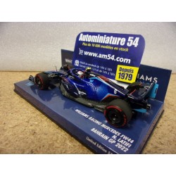 2022 Williams Mercedes FW44 n°6 N Latifi Barhain GP 417220106 Minichamps