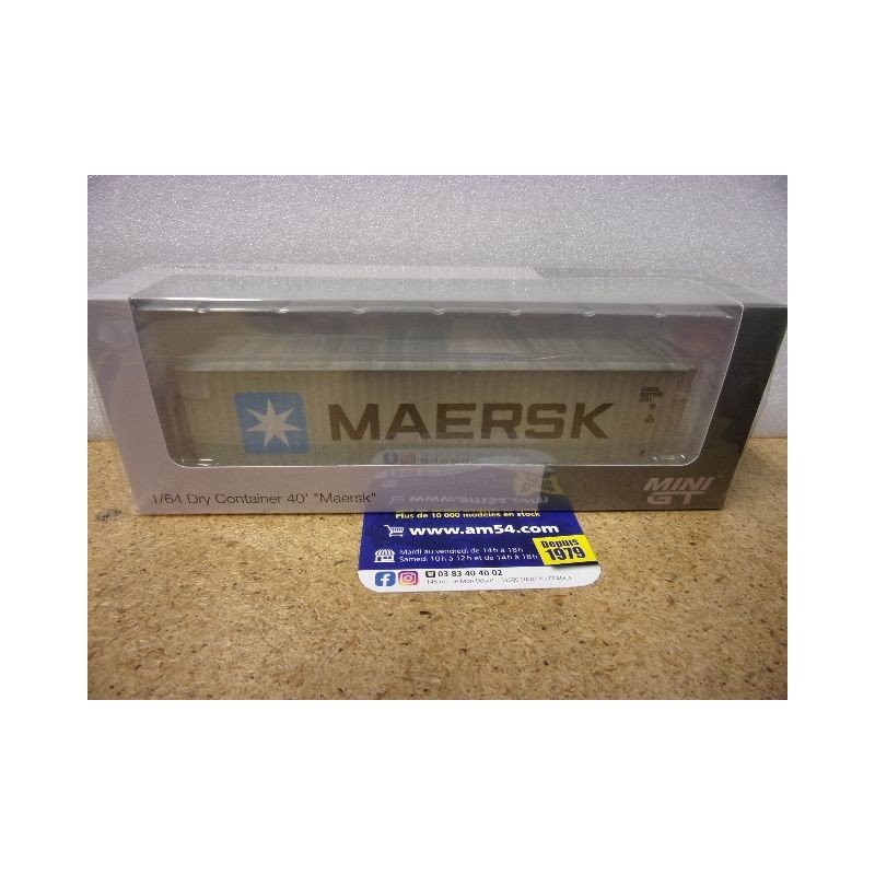 Dry Container Maersk AC32True Scale Models Mini GT 1.64