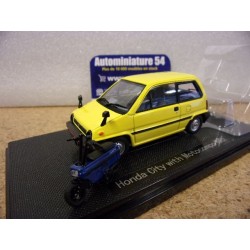 Honda City Yellow 1981 + Motocompo 44017 Ebbro