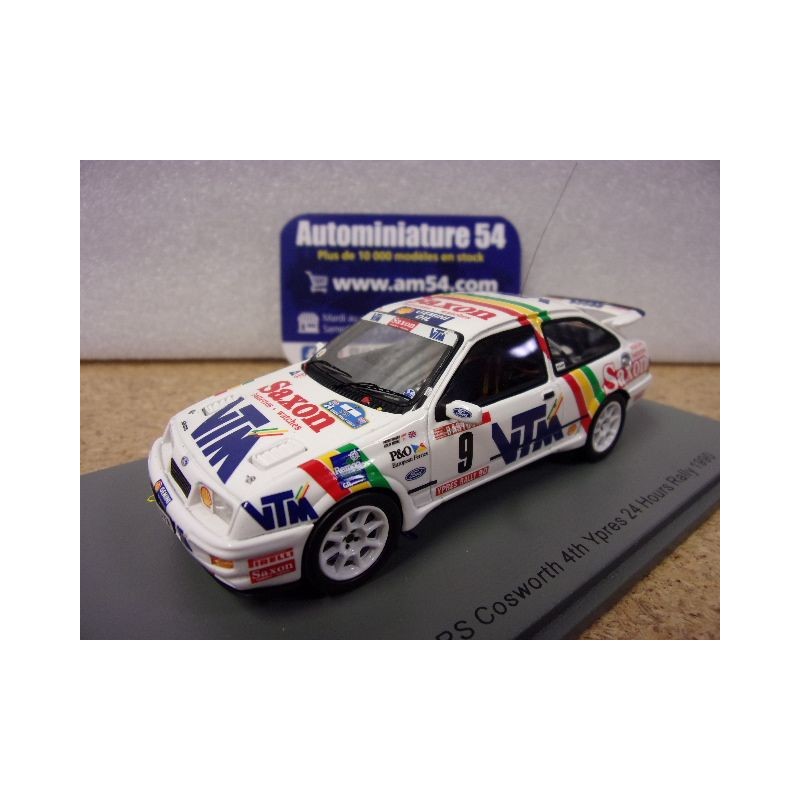 1990 Ford Sierra RS Cosworth n°9 McRae - Ringer 4th Ypres 24 Hours Rally S8709 Spark Model